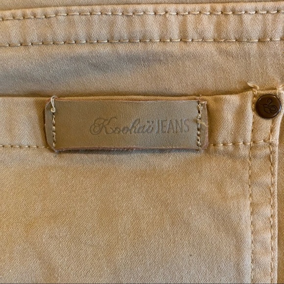 Vintage Kookai jeans, US size 10/12 (EU size 42), tan brown - Picture 5 of 10